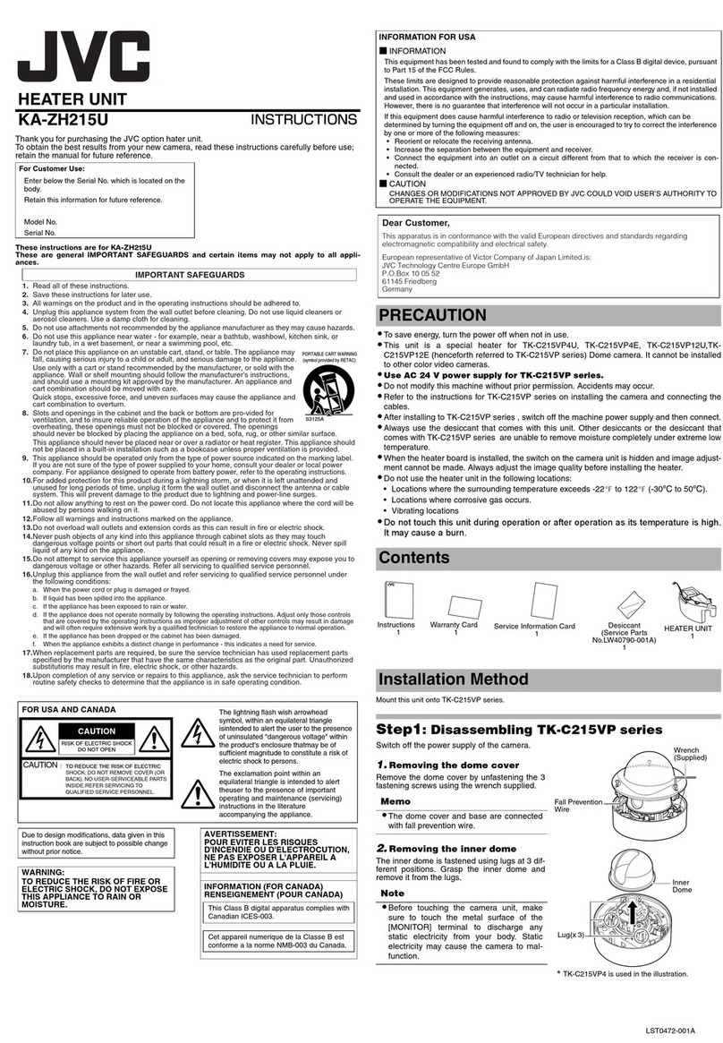 JVC KA-ZH215U User manual
