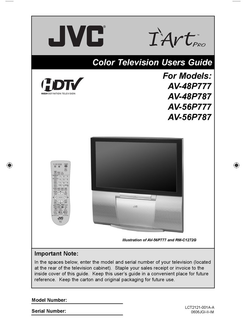 JVC I'Art PRO AV-48P787 User manual JVC I'Art PRO AV-48P787 User manual