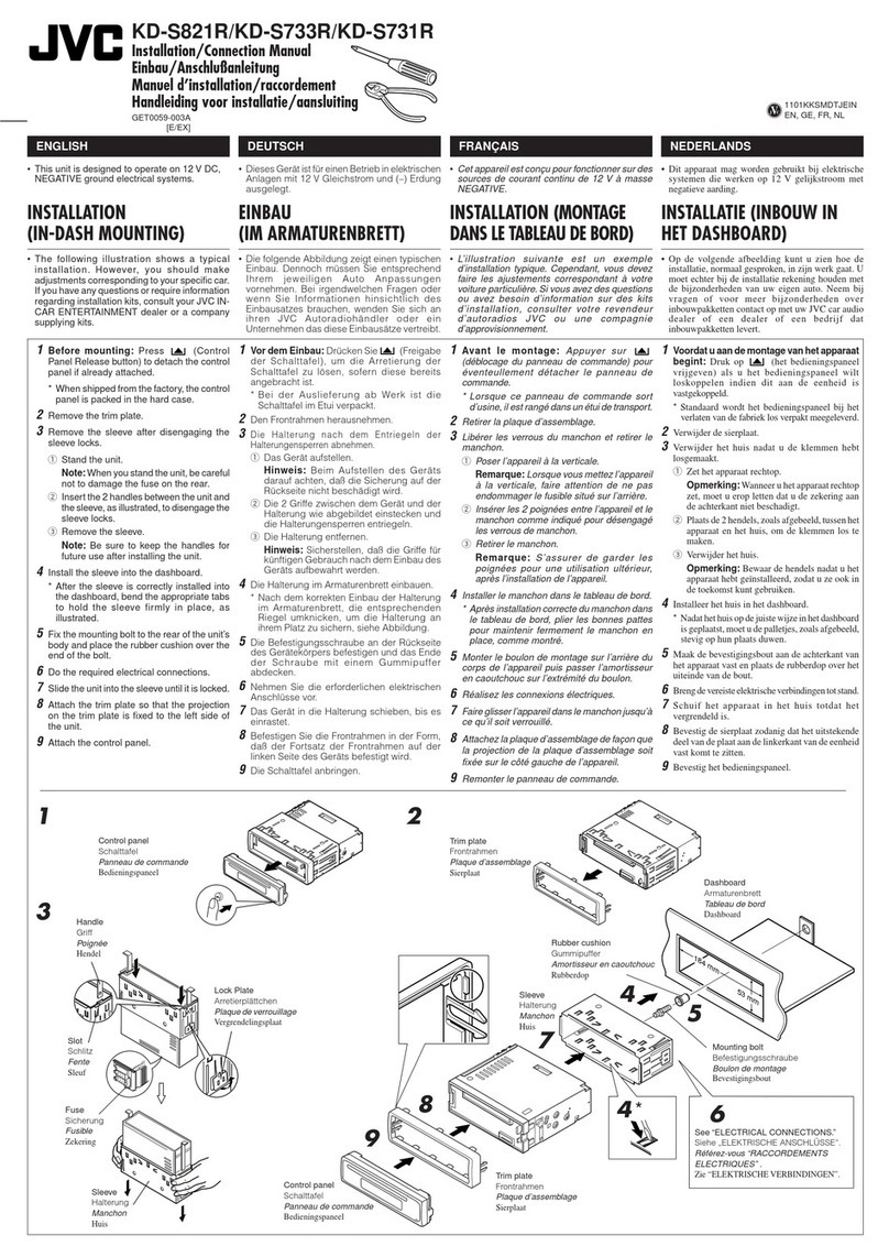 JVC KD-S731R Guide