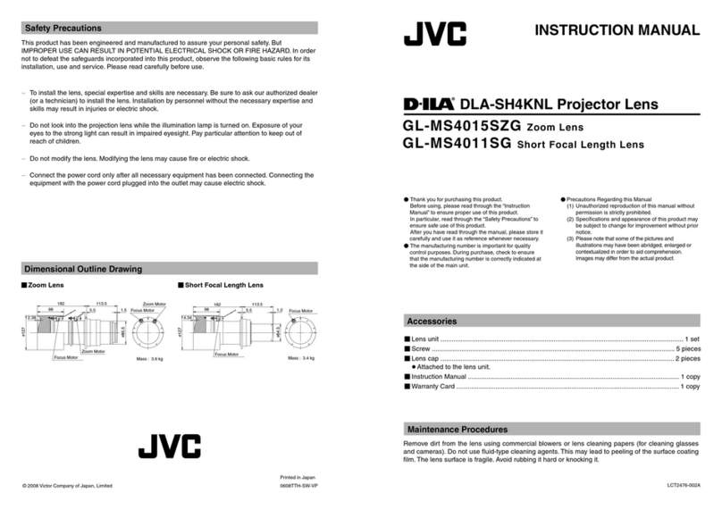 JVC DLA-SH4KNL User manual