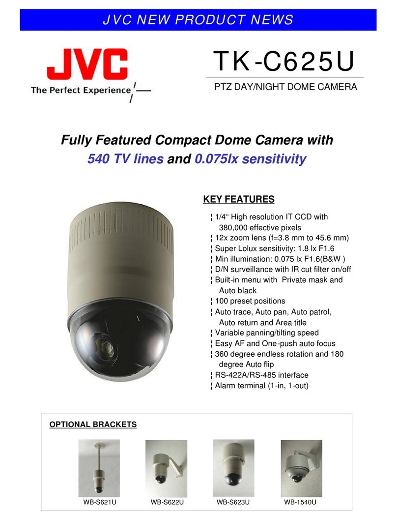 JVC TK-C625U Owner's manual