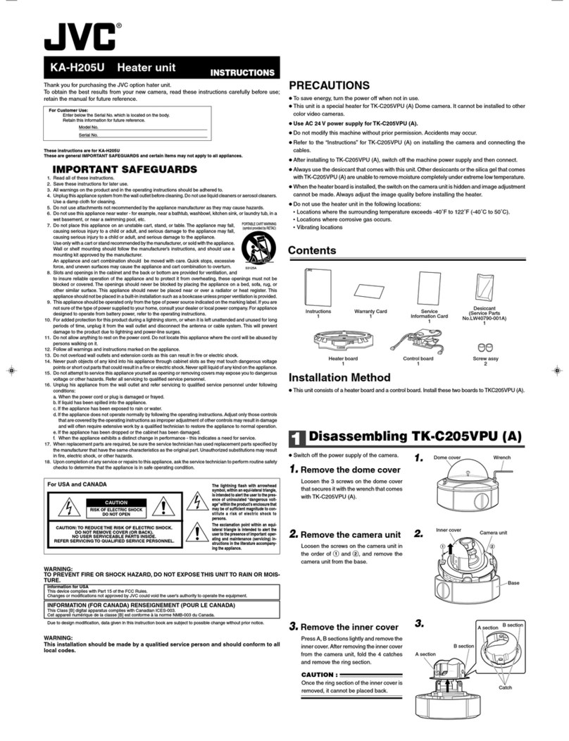 JVC KA-H205U instructions