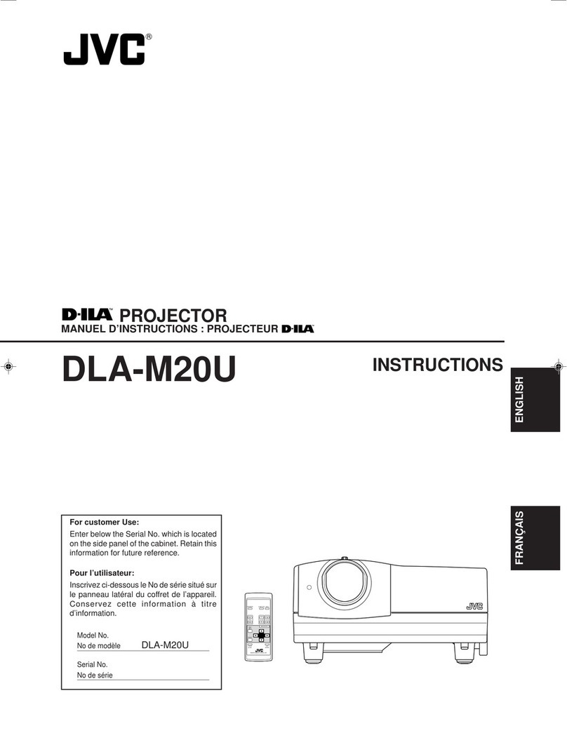 JVC DLA-M20U - D-ila Projector--1.5:1 Fixed User manual