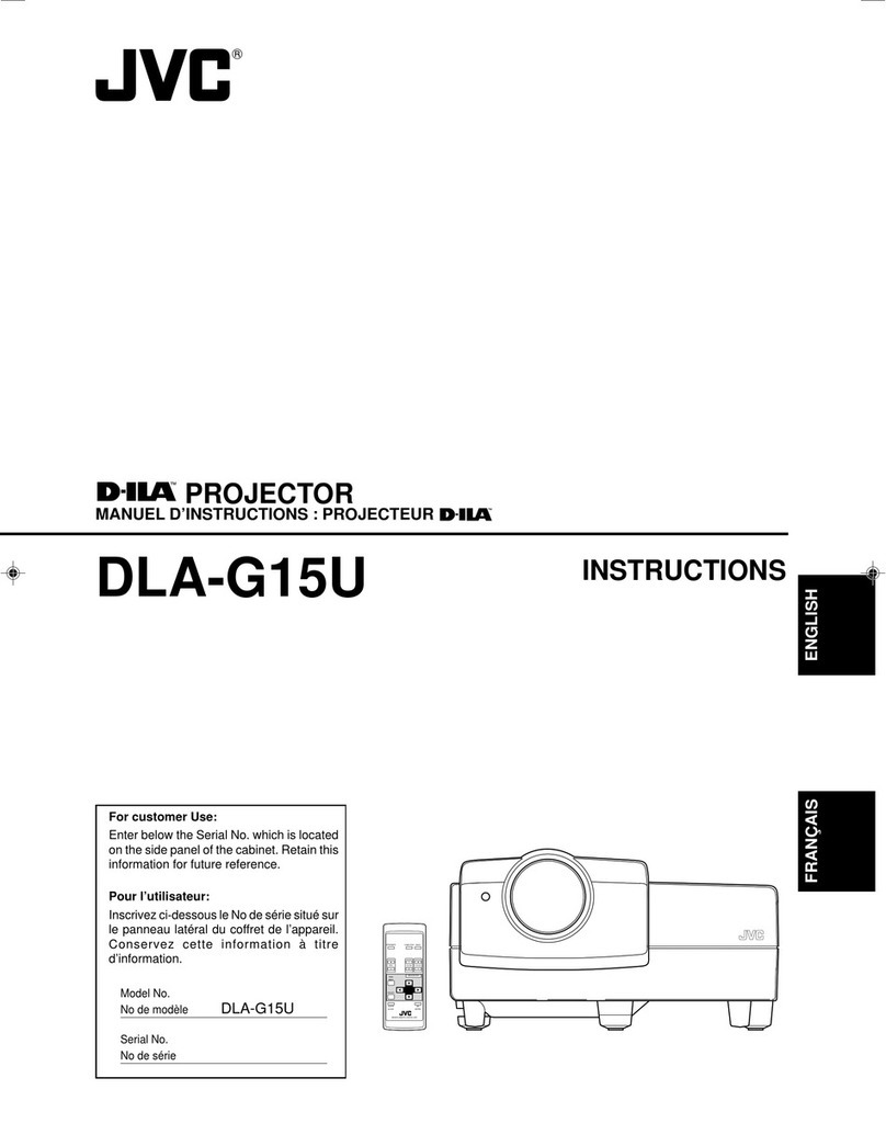 JVC DLA-G15U - D-ila Projector, 1500 Ansi Lumens User manual JVC DLA-G15U - D-ila Projector, 1500 Ansi Lumens User manual