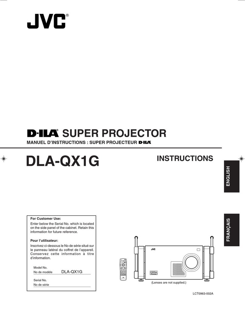 JVC DLA-QX1G - D-ila High Resolution Projector User manual