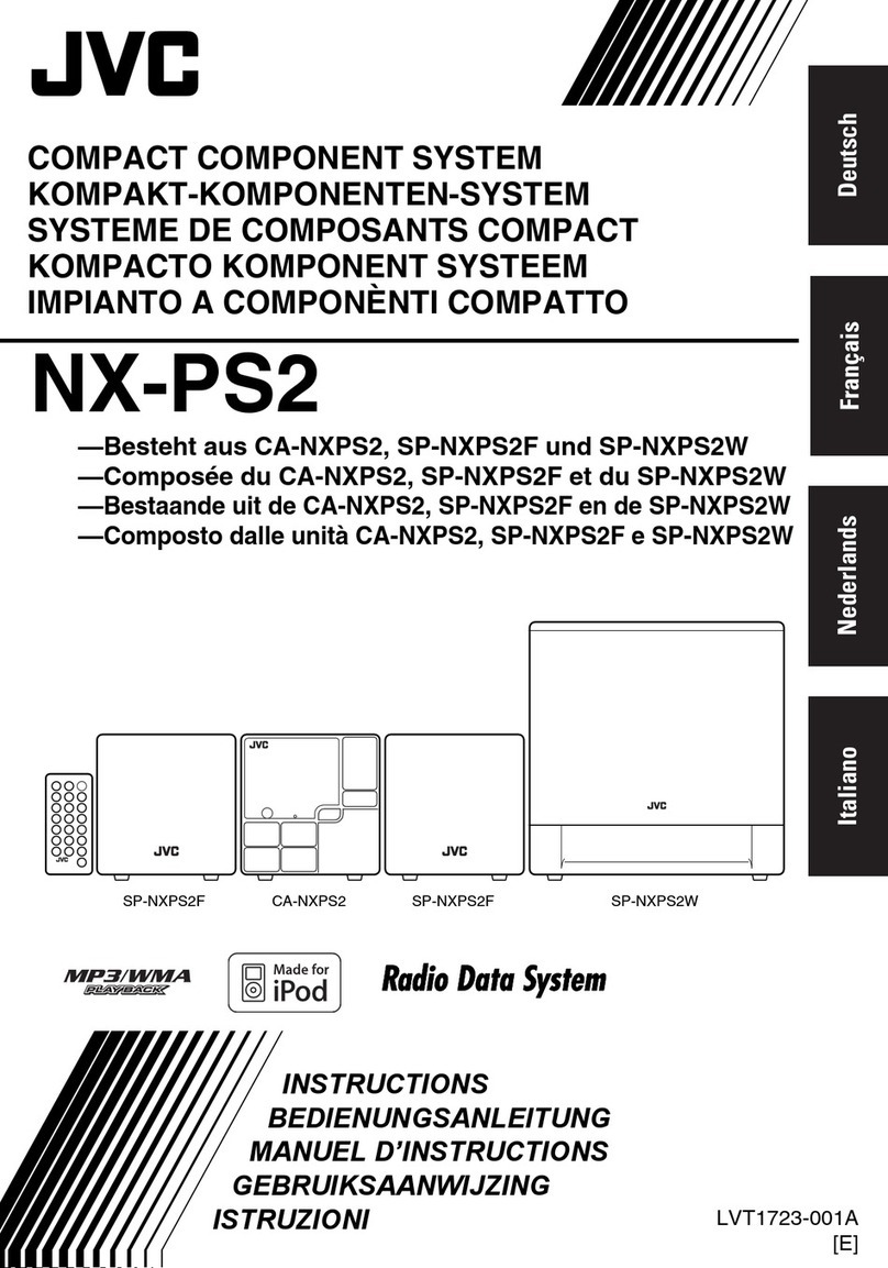 JVC Compact Component System NX-PS2 User manual