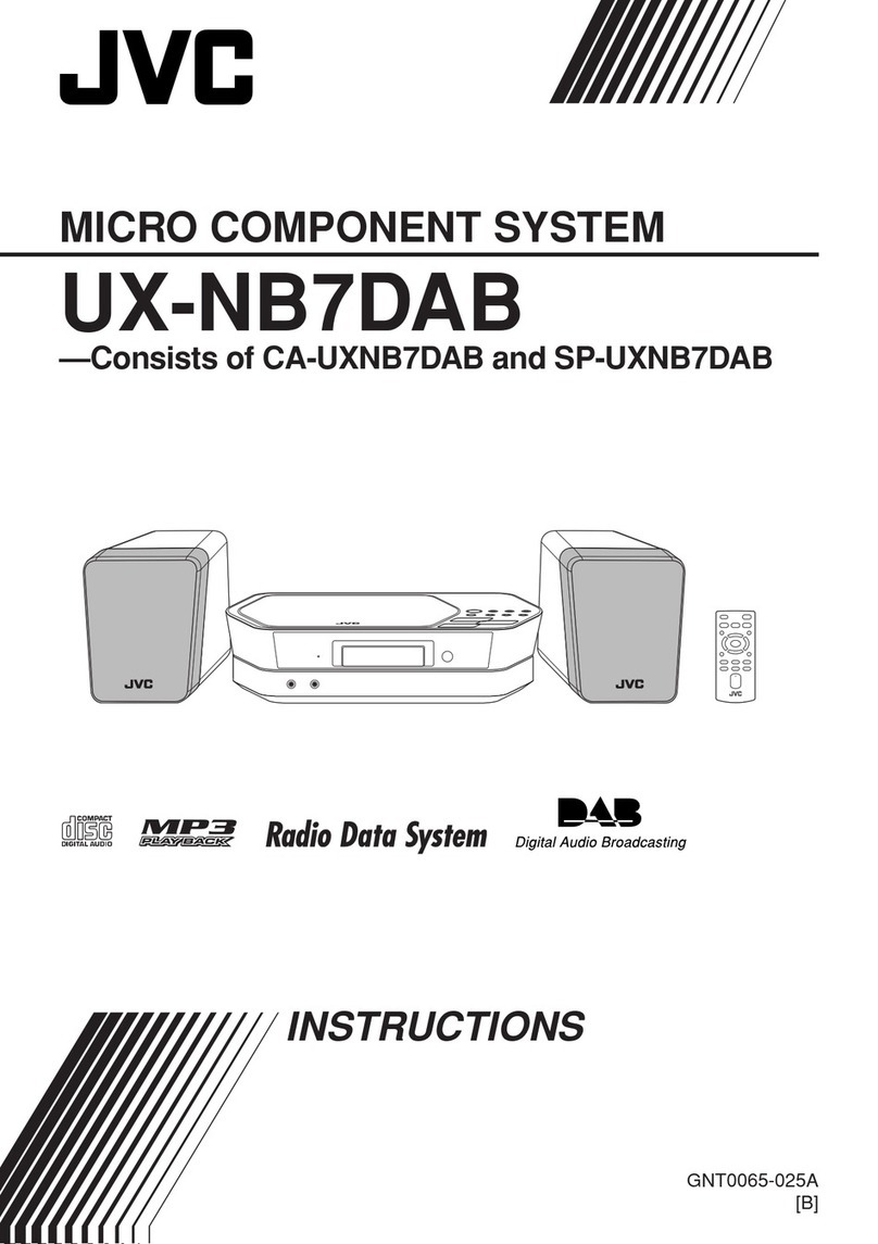 JVC CA-UXNB7DAB User manual
