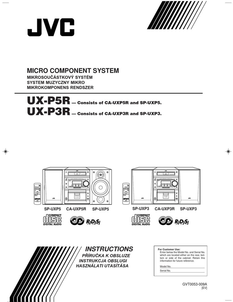 JVC CA-UXP3R Manual JVC CA-UXP3R Manual