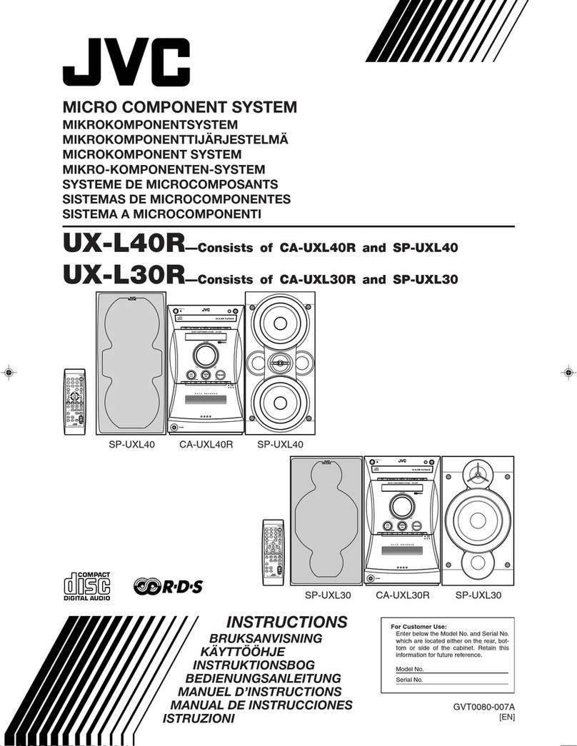 JVC CA-UXL30R User manual