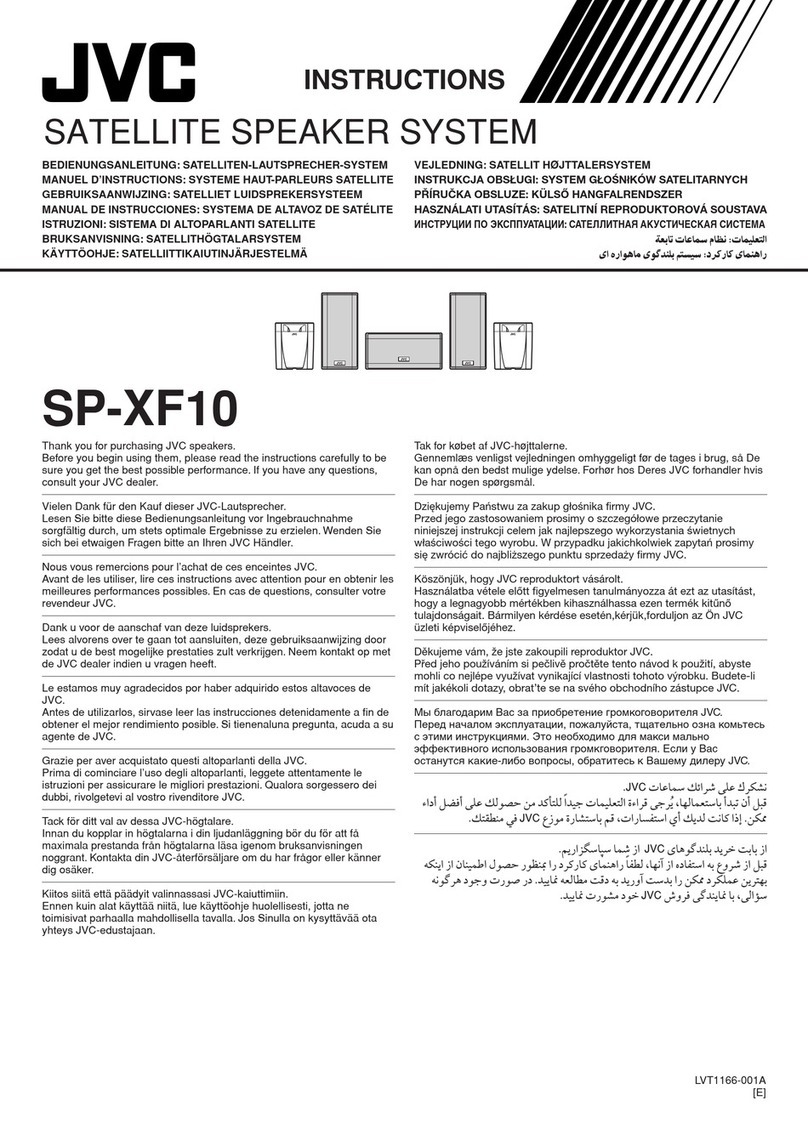 JVC SP-XF10 instructions