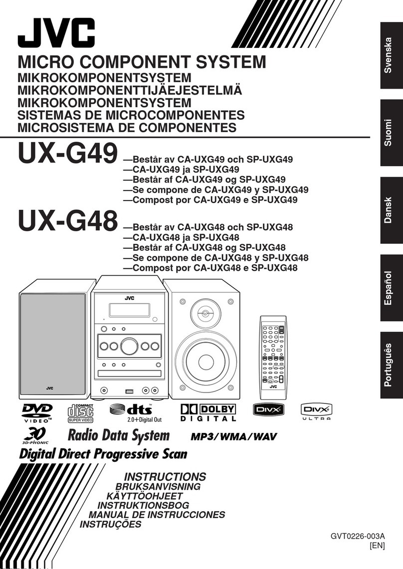JVC Micro Component System UX-G48 User manual