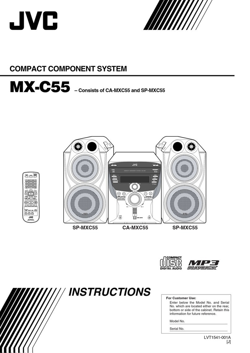 JVC MX-C55 User manual