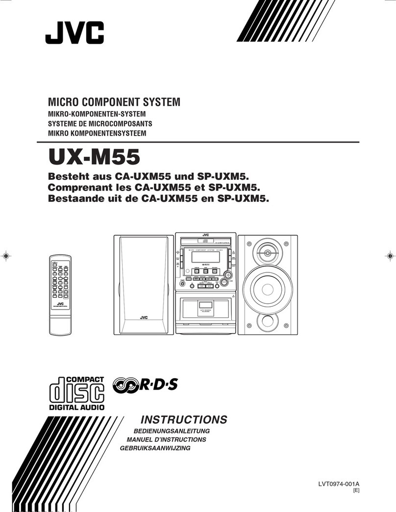 JVC Micro Component System UX-M55 User manual