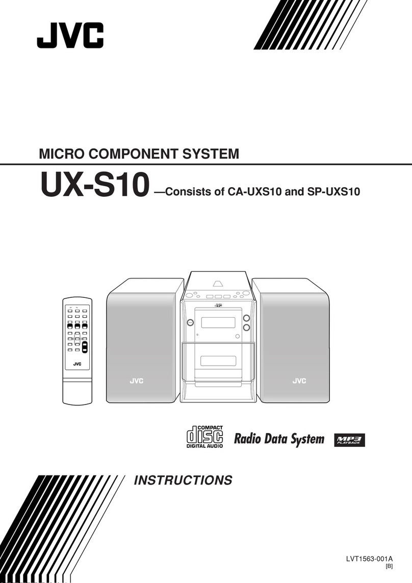 JVC Micro Component System UX-S10 User manual JVC Micro Component System UX-S10 User manual