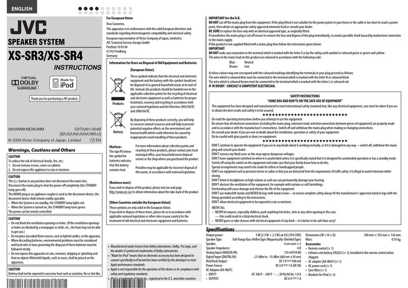 JVC GVT0291-004B instruction manual JVC GVT0291-004B instruction manual
