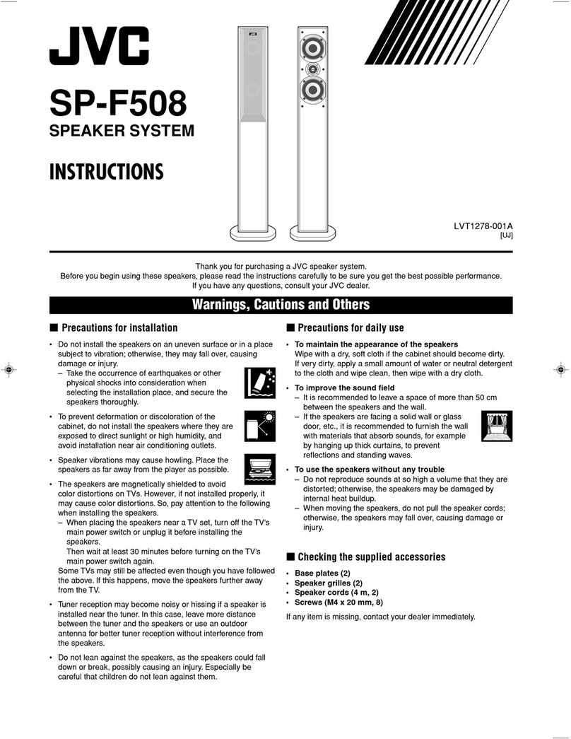 JVC SP-F508 instructions