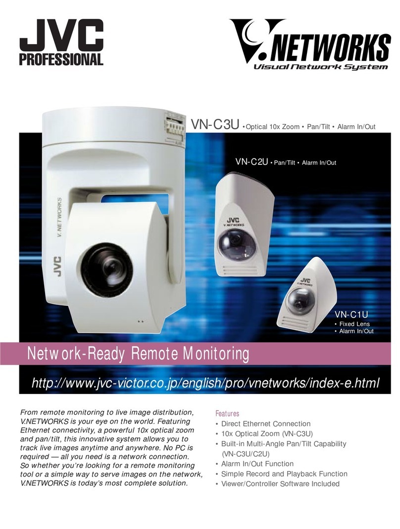 JVC VN-C3U - V-networks Pan/tilt/zoom Camera User manual