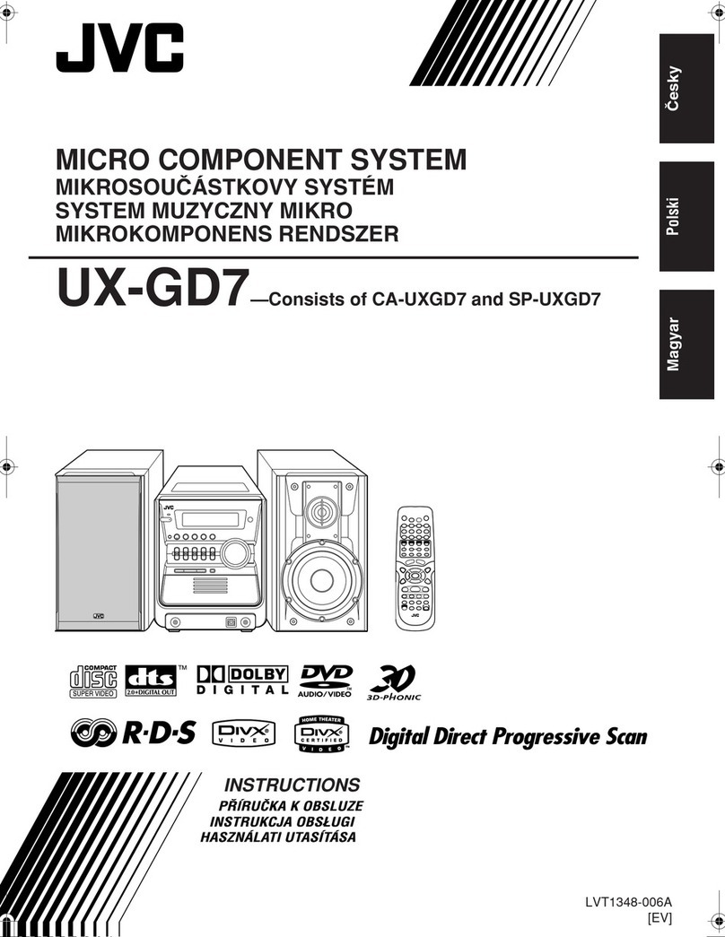 JVC CA-UXGD7 Manual