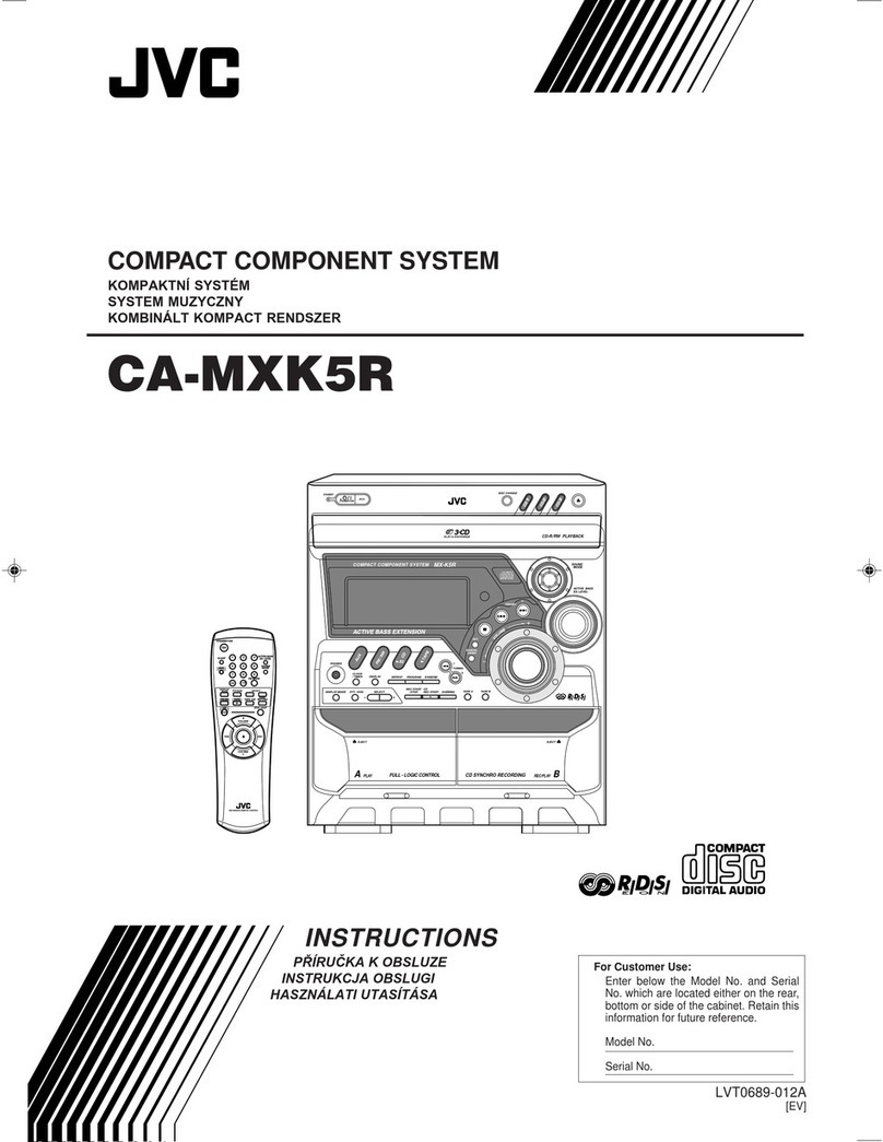 JVC CA-MXK5R PŘiruČka k obsluze