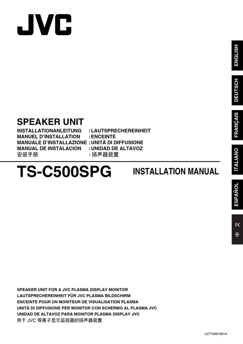 JVC TS-C500SPG installation manual