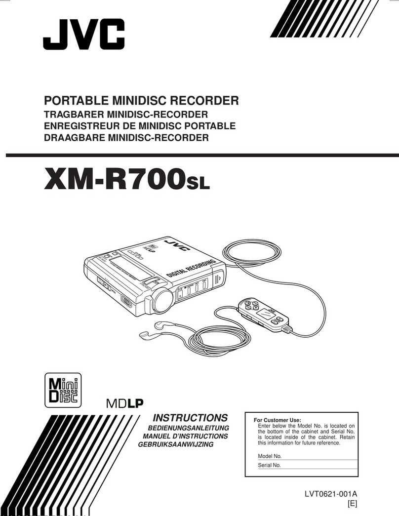 JVC XM-R700SL Mounting instructions