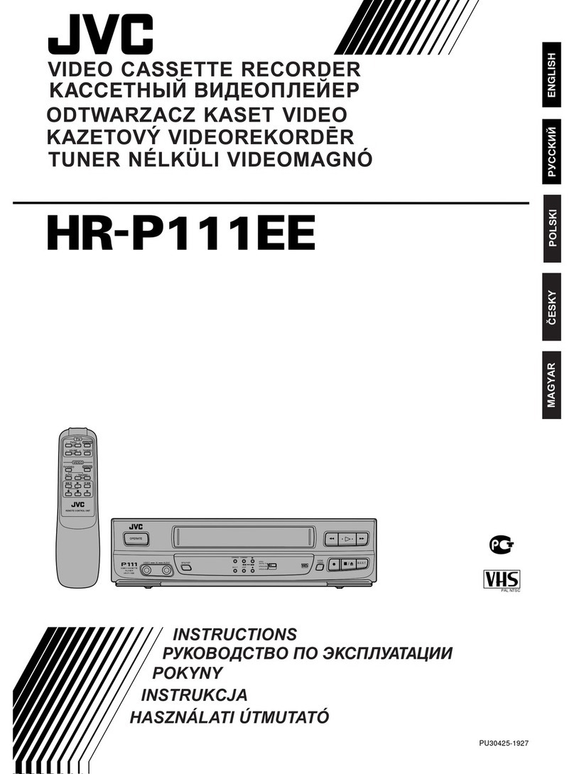 JVC HR-P111EE User manual