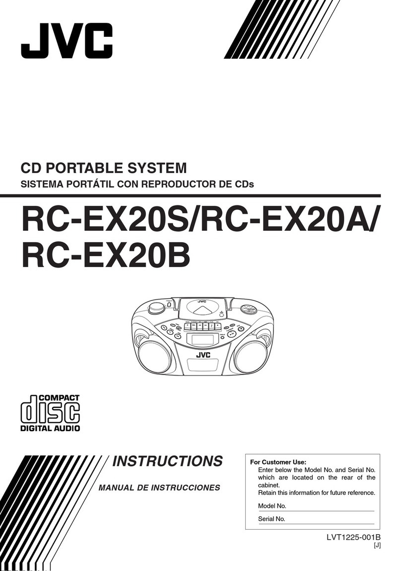 JVC RC-EX20A User manual JVC RC-EX20A User manual