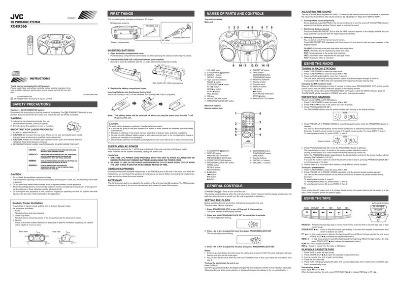JVC RC-EX36S User manual