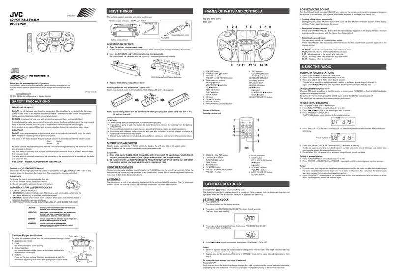 JVC RC-EX26B instructions