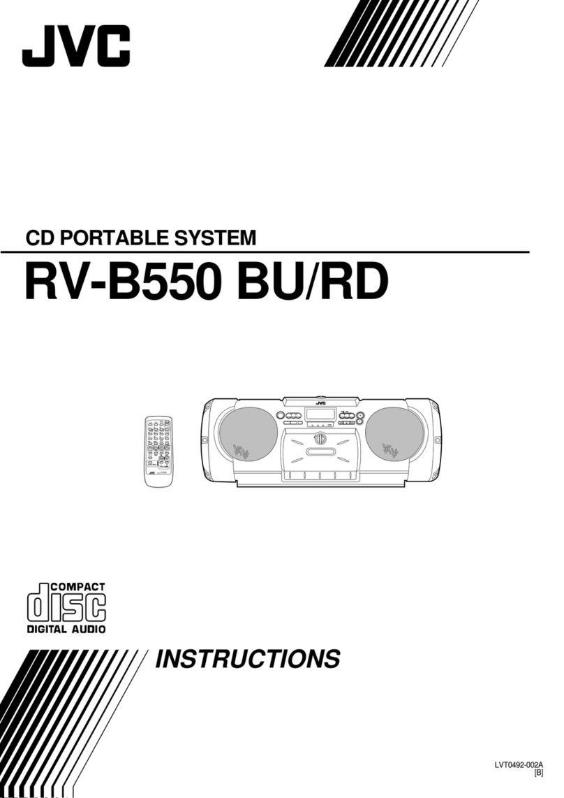JVC RV-B550BU User manual