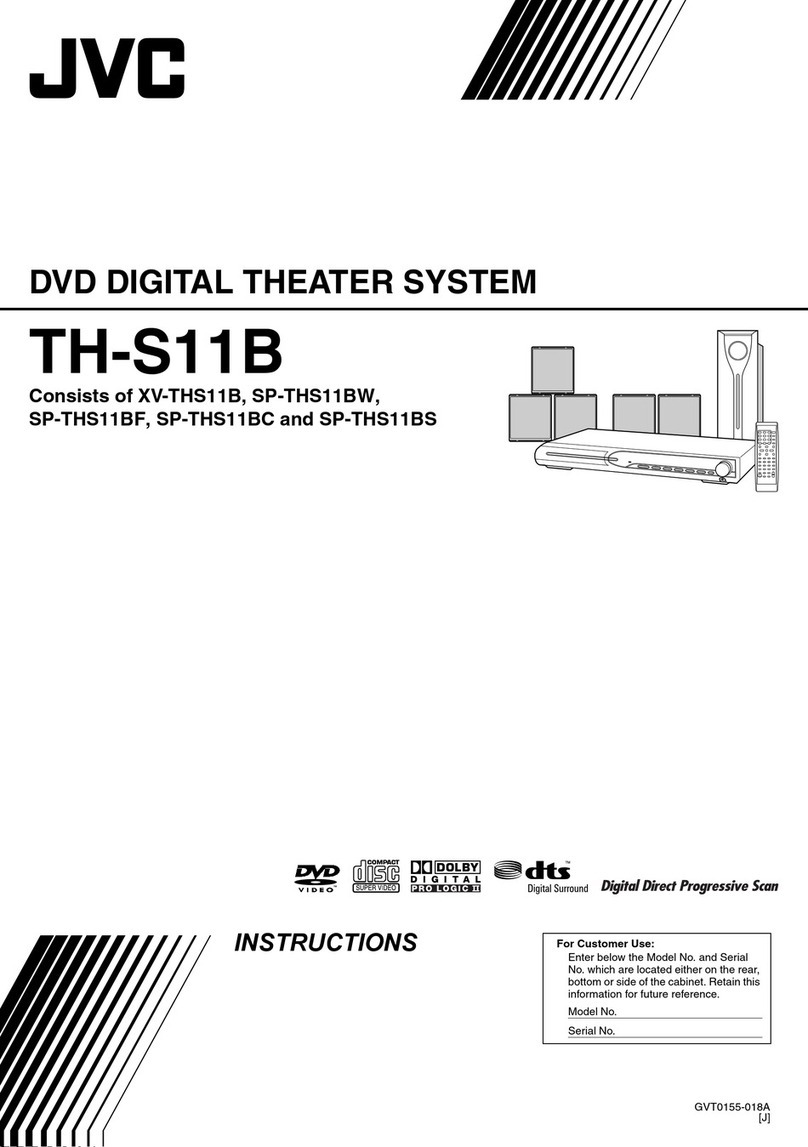 JVC SP-THS11BC, SP-THS11BS User manual
