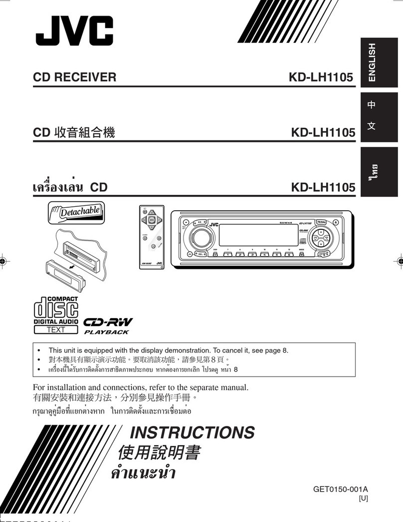 JVC KD-LH1105 User manual