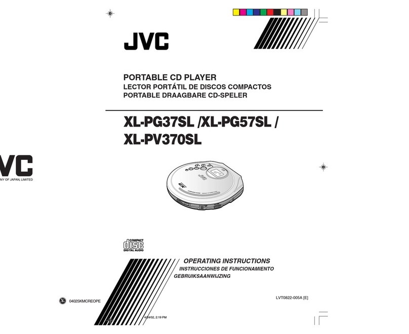 JVC XL-PG37SL User manual