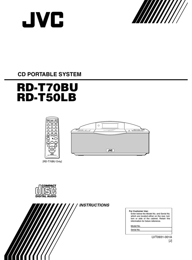 JVC RD-T50LB User manual
