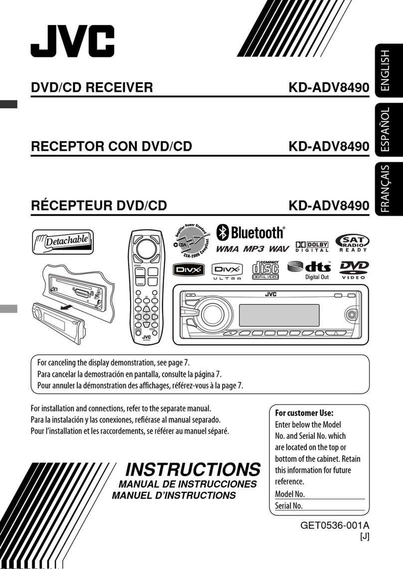 JVC KD-ADV8490 User manual