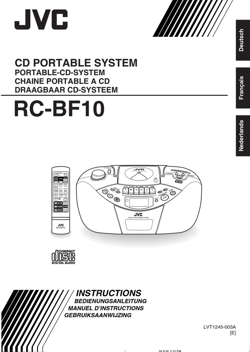 JVC RC-BF10 Bedienungsanleitung
