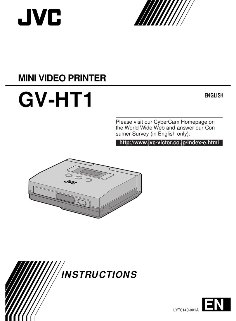 JVC MINI VIDEO PRINTER GV-HT1 User manual