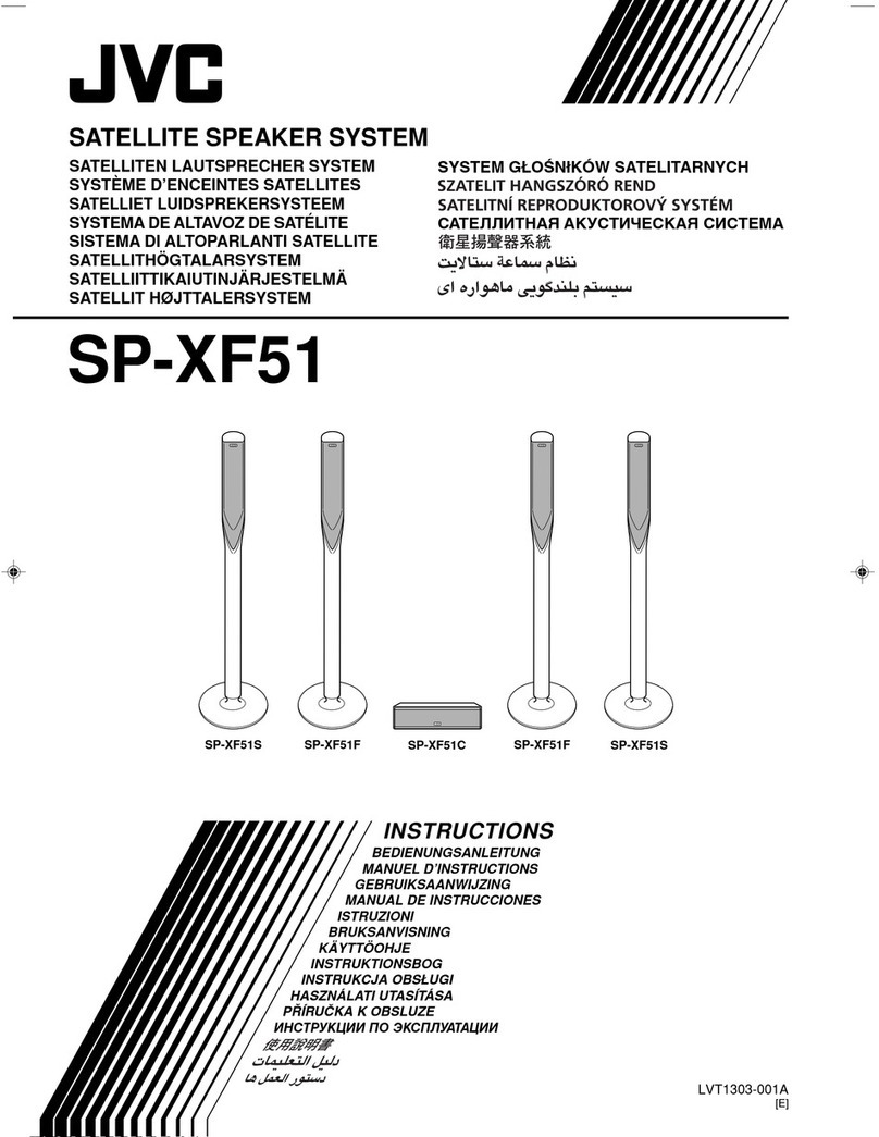 JVC SP-XF51 User manual