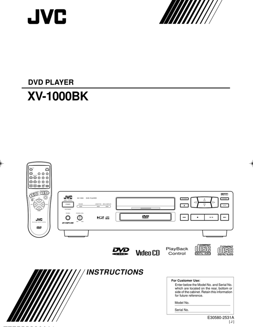 JVC XV-1000BK User manual