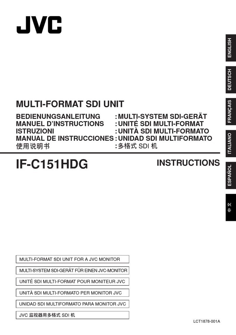 JVC Multi-Format SDI Unit IF-C151HDG instructions
