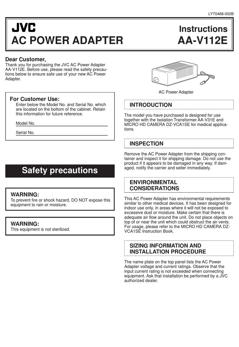 JVC AA-V112E User manual