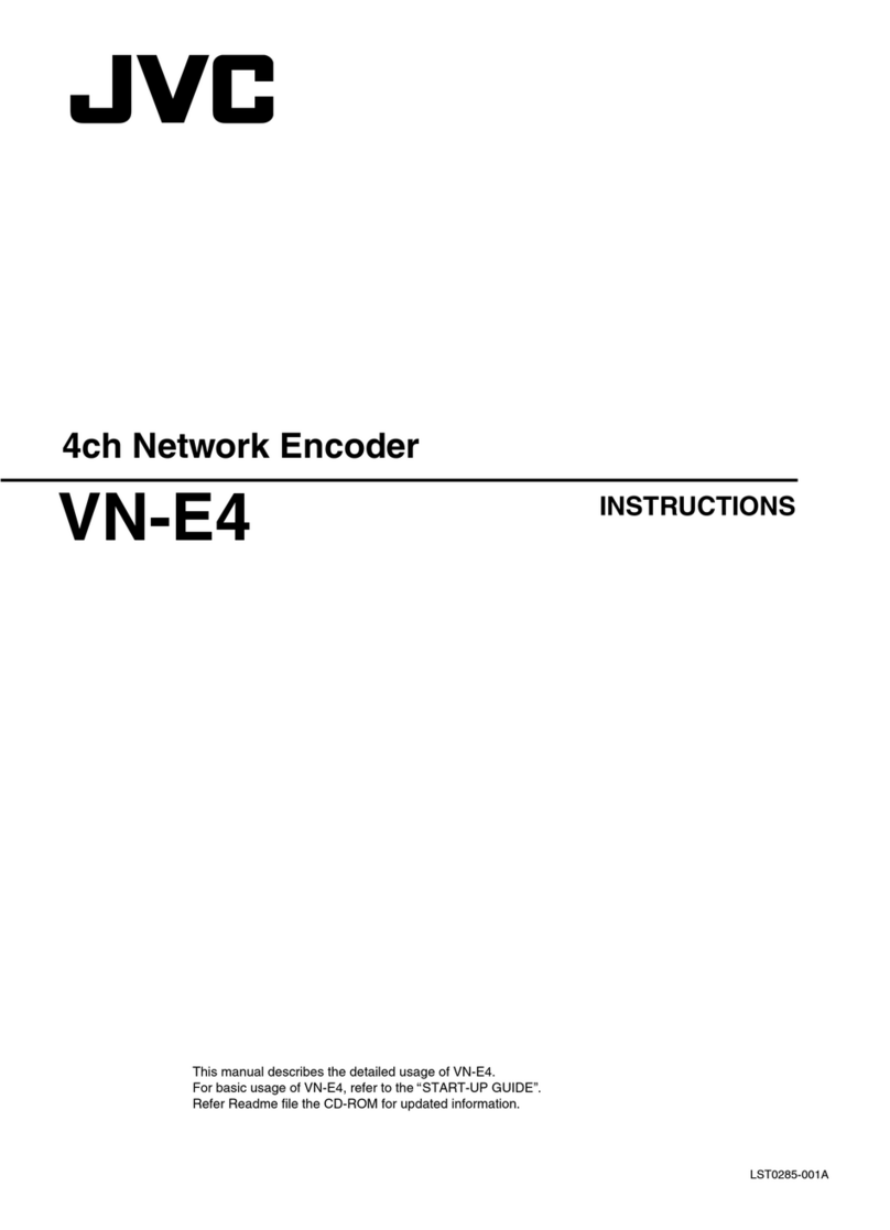 JVC 4ch Network Encoder VN-E4 instructions