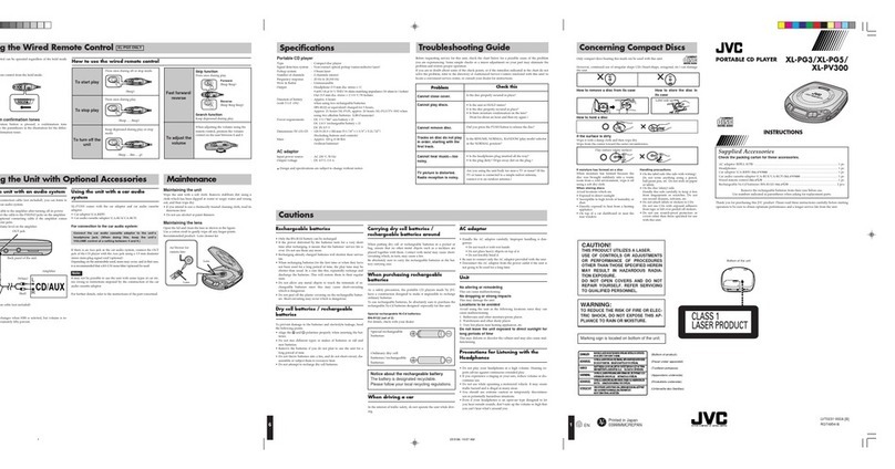 JVC XL-PG5 User manual
