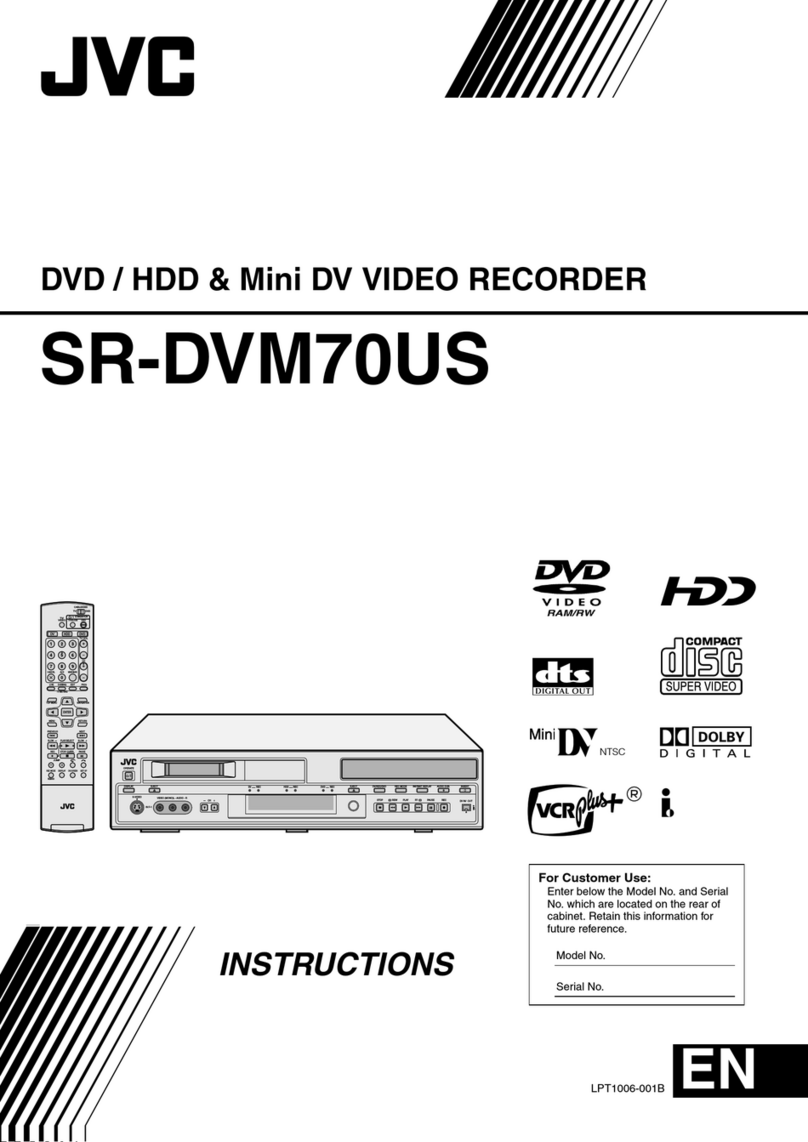 JVC SR-DVM70US User manual JVC SR-DVM70US User manual
