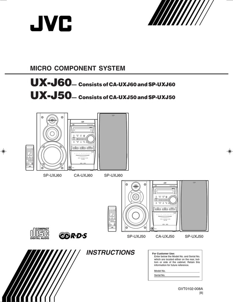 JVC UX-J50 User manual