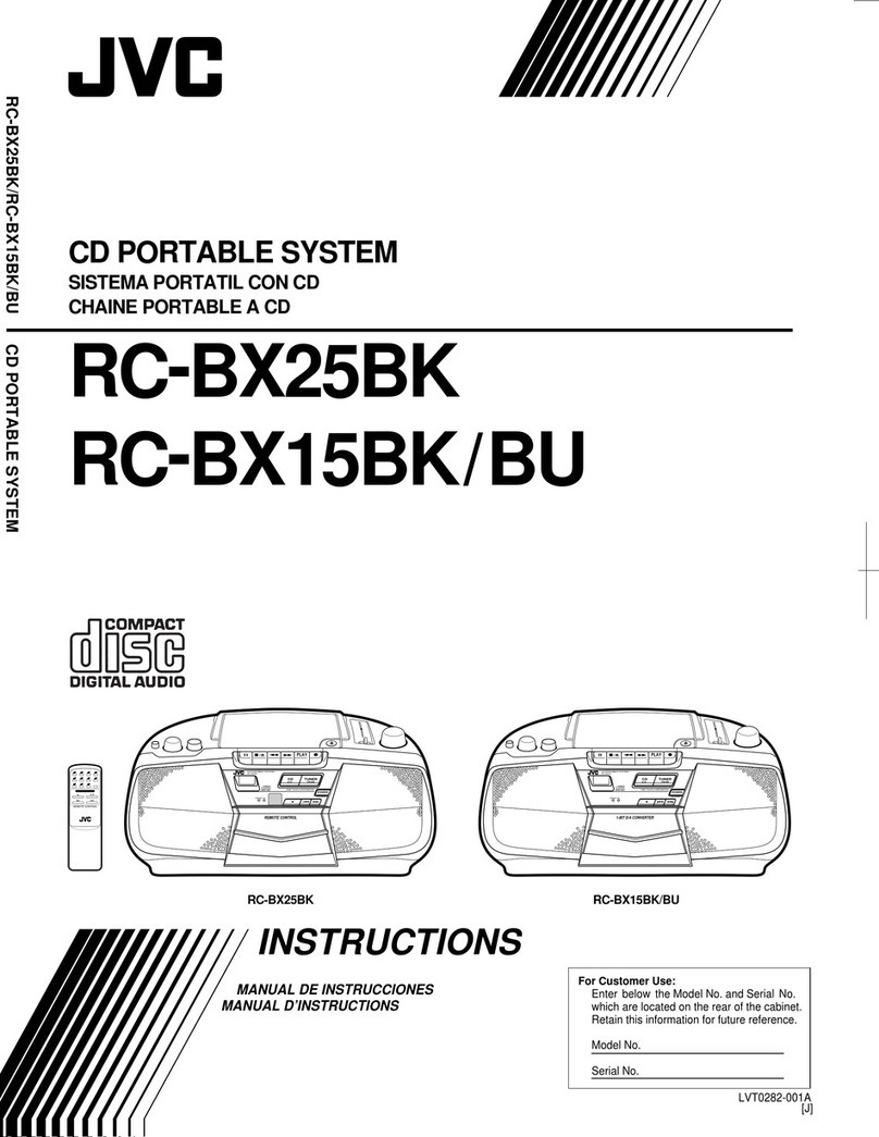 JVC RC-BX15BK User manual