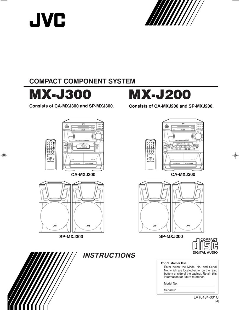 JVC MX-J300 instructions