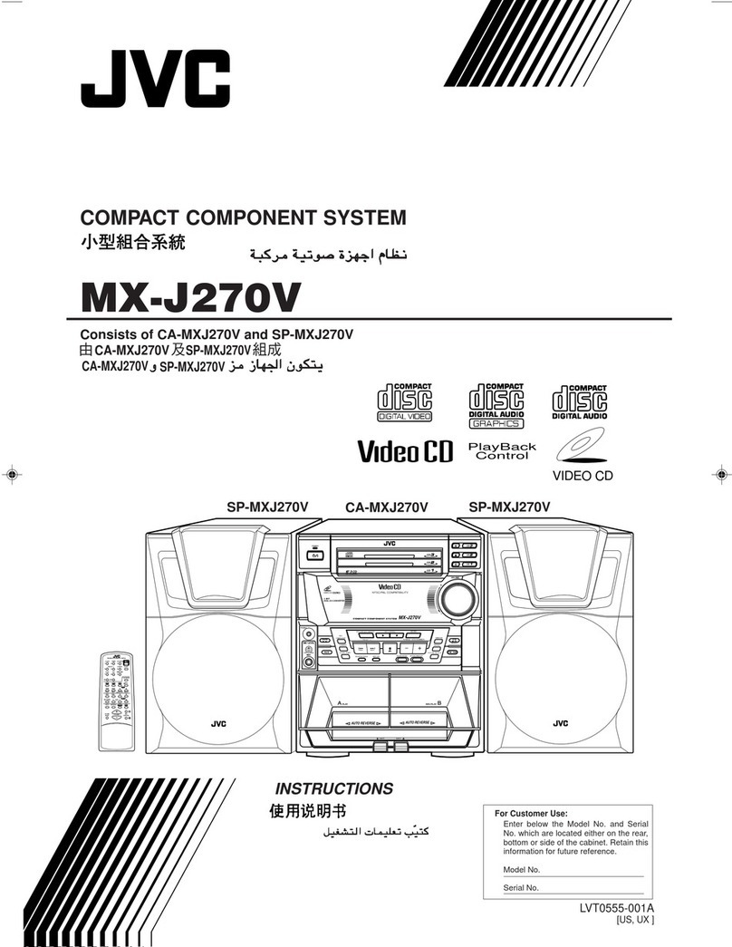 JVC MX-J270V User manual