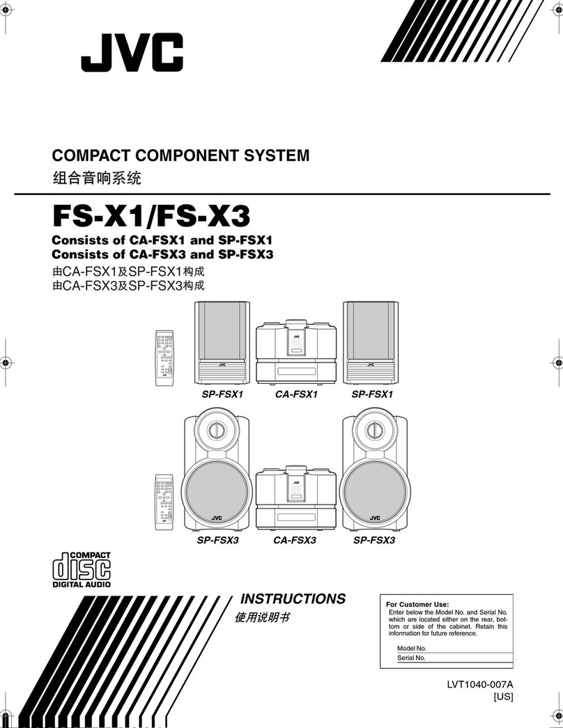 JVC DLA FS-X3 User manual