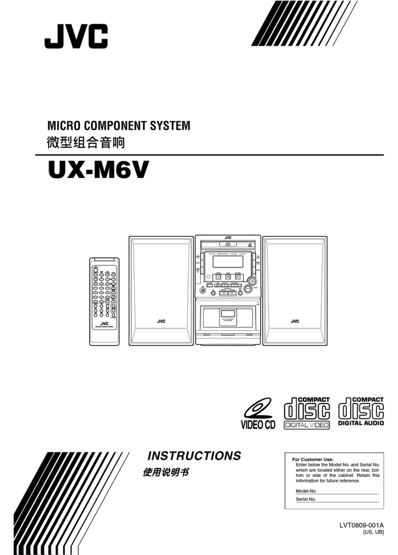 JVC UX-M6VUB User manual